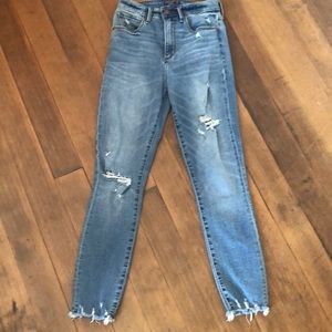 Abercrombie high rise super skinny ankle 26/2